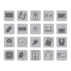 Collection of computer icons