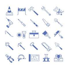 Set of construction icons