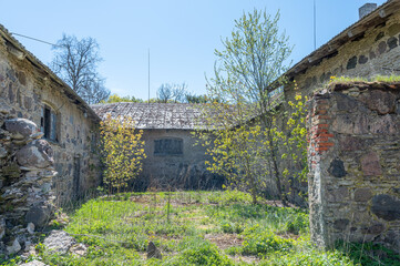 old farm style building in estonia