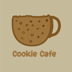 cookie cafe vector drawing