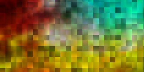 Fototapeta premium Light Multicolor vector background in polygonal style.