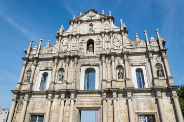 Fototapeta na wymiar Macau Church Ruins