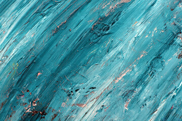 The bluish tones of a badly painted surface. Scuffed blue background.
