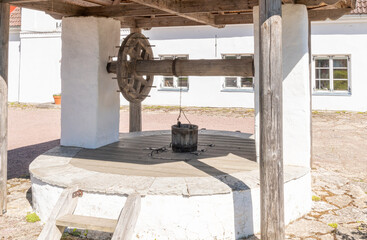 old water well in coutryside