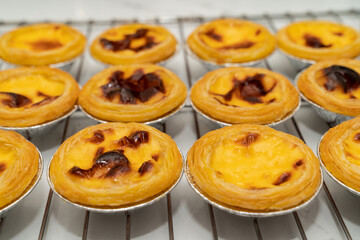Group of Hongkong custard tart,egg tart