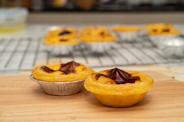 Group of Hongkong custard tart,egg tart
