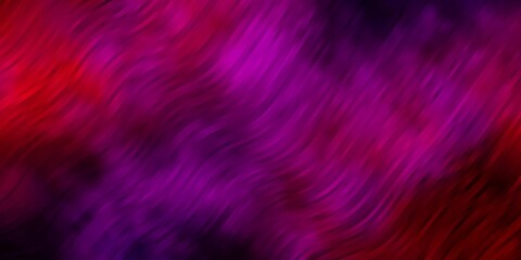 Fototapeta premium Dark Pink, Yellow vector background with curves. Colorful illustration in circular style with lines. Pattern for commercials, ads.