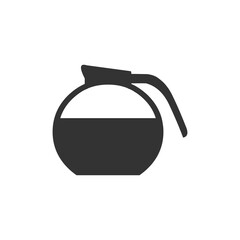 Tea kettle vector  icon fill