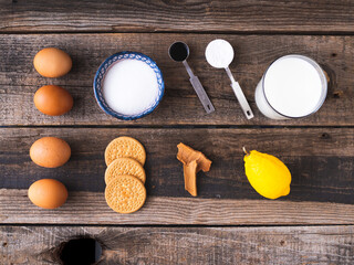 Sweet ingredients for making custard