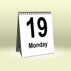 Monday 19th