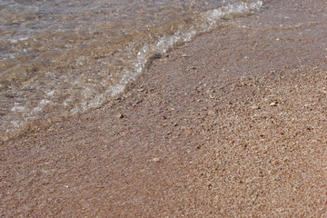 Sandy sea beach texture background