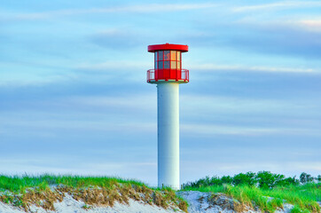 lighthouse in the grass