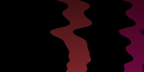 Dark Pink, Yellow vector layout with circular arc. Colorful geometric sample with gradient curves.  Design for your business promotion.