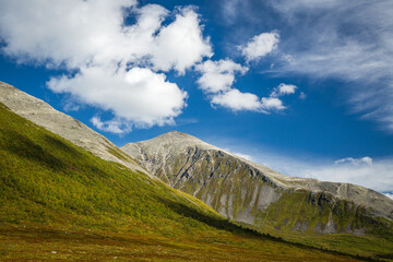 Beautiful late summer in the mountains, Isfjorden and Kavliheian valley.