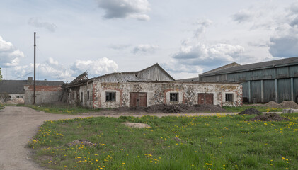 old barn style building in estonia