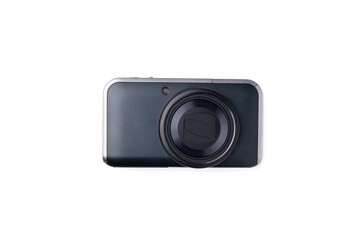 Camera isolated on white background.