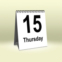 Thursday 15th