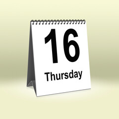 Thursday 16th