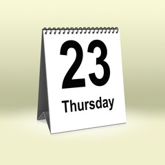 Thursday 23th