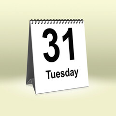 Tuesday 31th