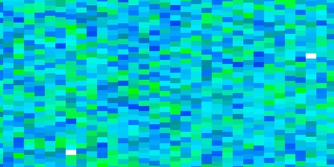 Light Blue, Green vector layout with lines, rectangles. New abstract illustration with rectangular shapes. Pattern for commercials, ads.