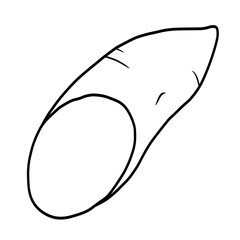 さつま芋 断面 半分アイコン