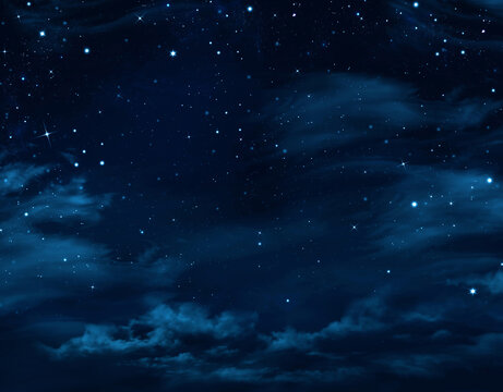 background of the night sky with stars	
