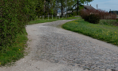 road in the countryside