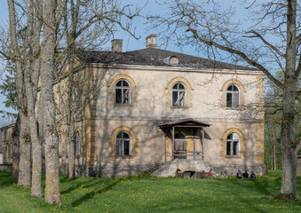 Fototapeta na wymiar old manor in estonia europe