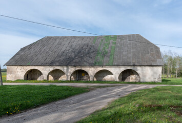 old barn style building in estonia