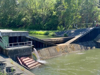 dam on the river