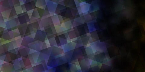 Fototapeta premium Light Pink, Green vector pattern with polygonal style.