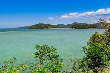 Fototapeta na wymiar scenic view of island found in Ambong, Tuaran district