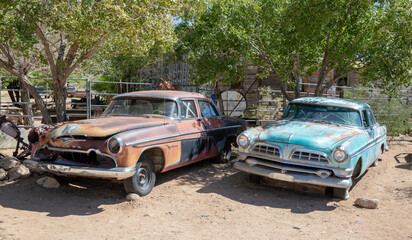 Plakat Old Cars on Route 66