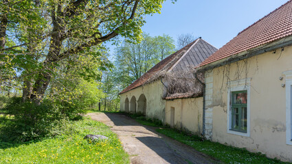 old barn style building in estonia