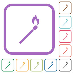 Matchstick simple icons