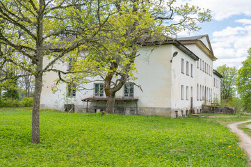 Obraz premium old manor in estonia europe