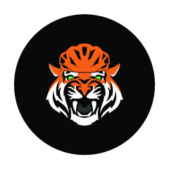 logo for a tiger-themed bicycle company