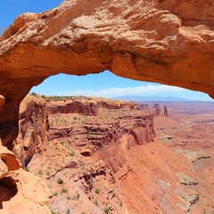 Fototapeta na wymiar Mesa Arch, Canyonlands, United States landscape