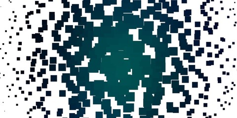 Light BLUE vector template in rectangles. Rectangles with colorful gradient on abstract background. Best design for your ad, poster, banner.