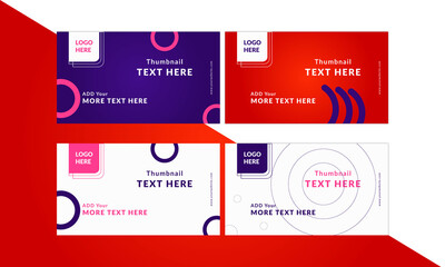 Creative Thumbnail Template Design