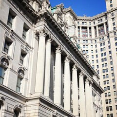 Obraz premium New York Courthouse - American city