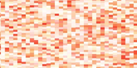Light Orange vector background with rectangles. Modern design with rectangles in abstract style. Pattern for commercials, ads.