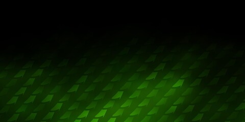 Dark Green vector pattern in square style.