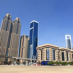 Fototapeta na wymiar Dubai Trade Centre