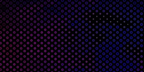 Dark Purple, Pink vector pattern with magic elements.