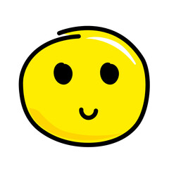 smiley icon vector set 