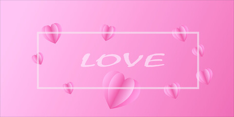 creative cards with love theme design. Vector design templates for greeting / gift cards, flyers, posters, banners, patterns, art decoration etc.