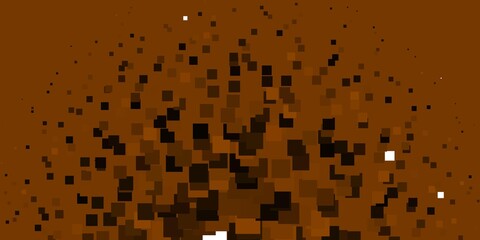 Light Orange vector backdrop with rectangles. Rectangles with colorful gradient on abstract background. Design for your business promotion.