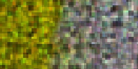 Fototapeta premium Light Yellow vector template with rectangles.